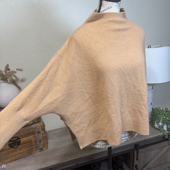 Anthropologie Maeve The Shea Oversized Boxy Cashmere Sweater  Sz PS Quiet Luxury - Picture 3 of 9